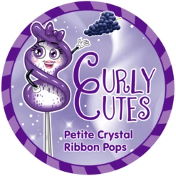 CurlyCutes Petite Crystal Ribbon Pops - Purple Grape: 20-Piece Jar 13 CurlyCutes Petite Crystal Ribbon Pops - Purple Grape: 20-Piece Jar -Best Candy Store curlycutes petite crystal ribbon pops purple grape 20 piece jar candy warehouse 7