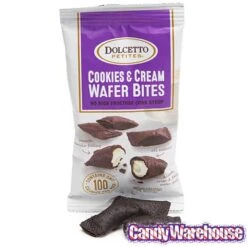 Dolcetto Cookies & Cream-Filled Wafer Bites Packs: 24-Piece Display -Best Candy Store dolcetto cookies and cream filled wafer bites packs 24 piece display candy warehouse 3 893da305 4b71 4bb8 a7d7 32c0c01b7ba1