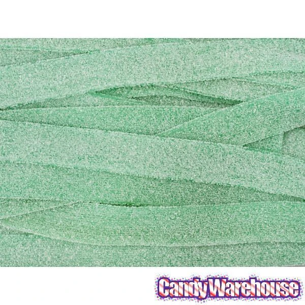 Dorval Sour Power Belts Candy - Green Apple: 150-Piece Tub 2 Dorval Sour Power Belts Candy - Green Apple: 150-Piece Tub - Image 2