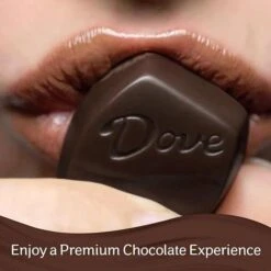 Dove Dark Chocolate Peanut Butter Squares: 28-Piece Bag 12 Dove Dark Chocolate Peanut Butter Squares: 28-Piece Bag -Best Candy Store dove dark chocolate peanut butter squares 28 piece bag candy warehouse 4