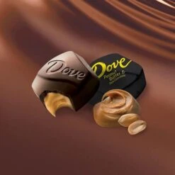 Dove Dark Chocolate Peanut Butter Squares: 28-Piece Bag 14 Dove Dark Chocolate Peanut Butter Squares: 28-Piece Bag -Best Candy Store dove dark chocolate peanut butter squares 28 piece bag candy warehouse 6
