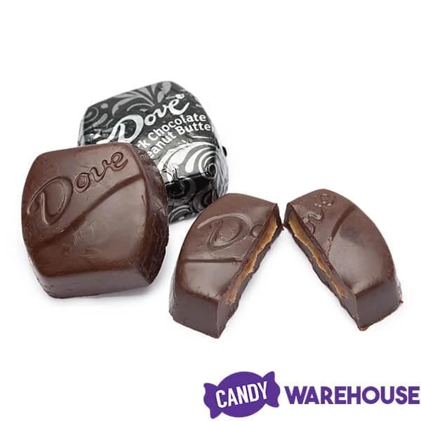 Dove Dark Chocolate Peanut Butter Squares: 28-Piece Bag 9 Dove Dark Chocolate Peanut Butter Squares: 28-Piece Bag - Image 9