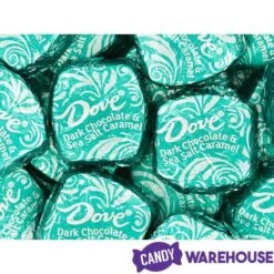 Dove Dark Chocolate Sea Salt Caramel Squares: 28-Piece Bag -Best Candy Store dove dark chocolate sea salt caramel squares 28 piece bag candy warehouse 3