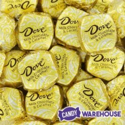 Dove Milk Chocolate Caramel Squares: 28-Piece Bag -Best Candy Store dove milk chocolate caramel squares 28 piece bag candy warehouse 4