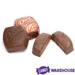 Dove Milk Chocolate Peanut Butter Squares: 28-Piece Bag -Best Candy Store dove milk chocolate peanut butter squares 28 piece bag candy warehouse 3
