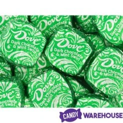 Dove Mint And Dark Chocolate Swirl Squares: 28-Piece Bag -Best Candy Store dove mint and dark chocolate swirl squares 28 piece bag candy warehouse 4