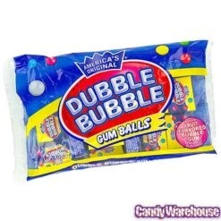 Dubble Bubble Assorted Gumballs Packs: 15-Piece Bag -Best Candy Store dubble bubble assorted gumballs packs 15 piece bag candy warehouse 5