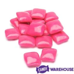 Dubble Bubble Chiclets Chewing Gum Tabs - Pink: 1.5LB Jar -Best Candy Store dubble bubble chiclets chewing gum tabs pink 1 5lb jar candy warehouse 4
