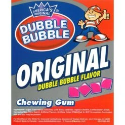 Dubble Bubble Chiclets Chewing Gum Tabs - Pink: 1.5LB Jar -Best Candy Store dubble bubble chiclets chewing gum tabs pink 1 5lb jar candy warehouse 6