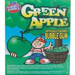 Dubble Bubble Green Apple 1-Inch Gumballs: 850-Piece Case -Best Candy Store dubble bubble green apple 1 inch gumballs 850 piece case candy warehouse 5
