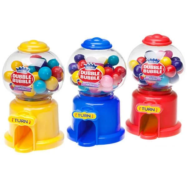 Dubble Bubble Gumball Machine Dispensers: 12-Piece Box 1 Dubble Bubble Gumball Machine Dispensers: 12-Piece Box