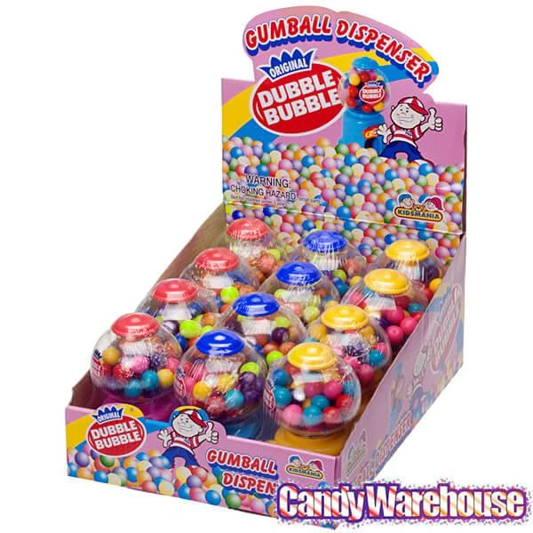 Dubble Bubble Gumball Machine Dispensers: 12-Piece Box 3 Dubble Bubble Gumball Machine Dispensers: 12-Piece Box - Image 3