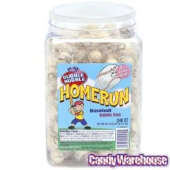 Dubble Bubble Home Run Baseball Gumballs: 240-Piece Tub -Best Candy Store dubble bubble home run baseball gumballs 240 piece tub candy warehouse 4 4d29b739 a811 4d64 a6d3 c162949d7fb6