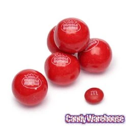 Dubble Bubble Hot Chew Cinnamon 1-Inch Gumballs: 850-Piece Case -Best Candy Store dubble bubble hot chew cinnamon 1 inch gumballs 850 piece case candy warehouse 3