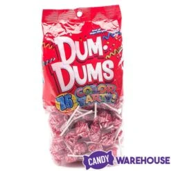 Dum Dums Red Party Pops - Strawberry: 75-Piece Bag 7 Dum Dums Red Party Pops - Strawberry: 75-Piece Bag -Best Candy Store dum dums red party pops strawberry 75 piece bag candy warehouse 4
