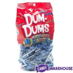 Dum Dums Royal Blue Party Pops - Blueberry: 75-Piece Bag -Best Candy Store dum dums royal blue party pops blueberry 75 piece bag candy warehouse 4