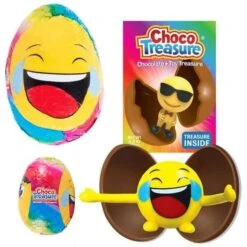 Emoji ChocoTreasure Surprise Eggs With Toy Inside: 12-Piece Box -Best Candy Store emoji chocotreasure surprise eggs with toy inside 12 piece box candy warehouse 6