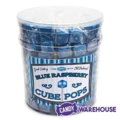 Espeez Cube Pop - Blue Raspberry: 100-Piece Tub -Best Candy Store espeez cube pop blue raspberry 100 piece tub candy warehouse 3