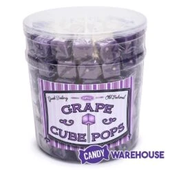 Espeez Cube Pop - Grape: 100-Piece Tub -Best Candy Store espeez cube pop grape 100 piece tub candy warehouse 3