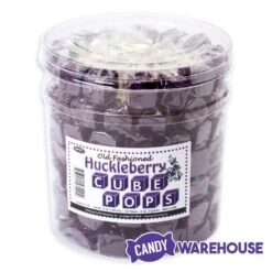 Espeez Cube Pops - Huckleberry: 100-Piece Tub -Best Candy Store espeez cube pops huckleberry 100 piece tub candy warehouse 3