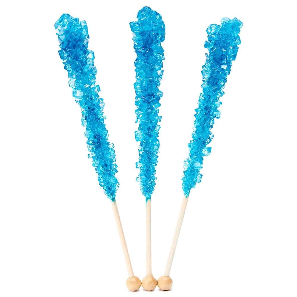 Espeez Rock Candy Crystal Sticks - Blue: 36-Piece Tub 1 Espeez Rock Candy Crystal Sticks - Blue: 36-Piece Tub