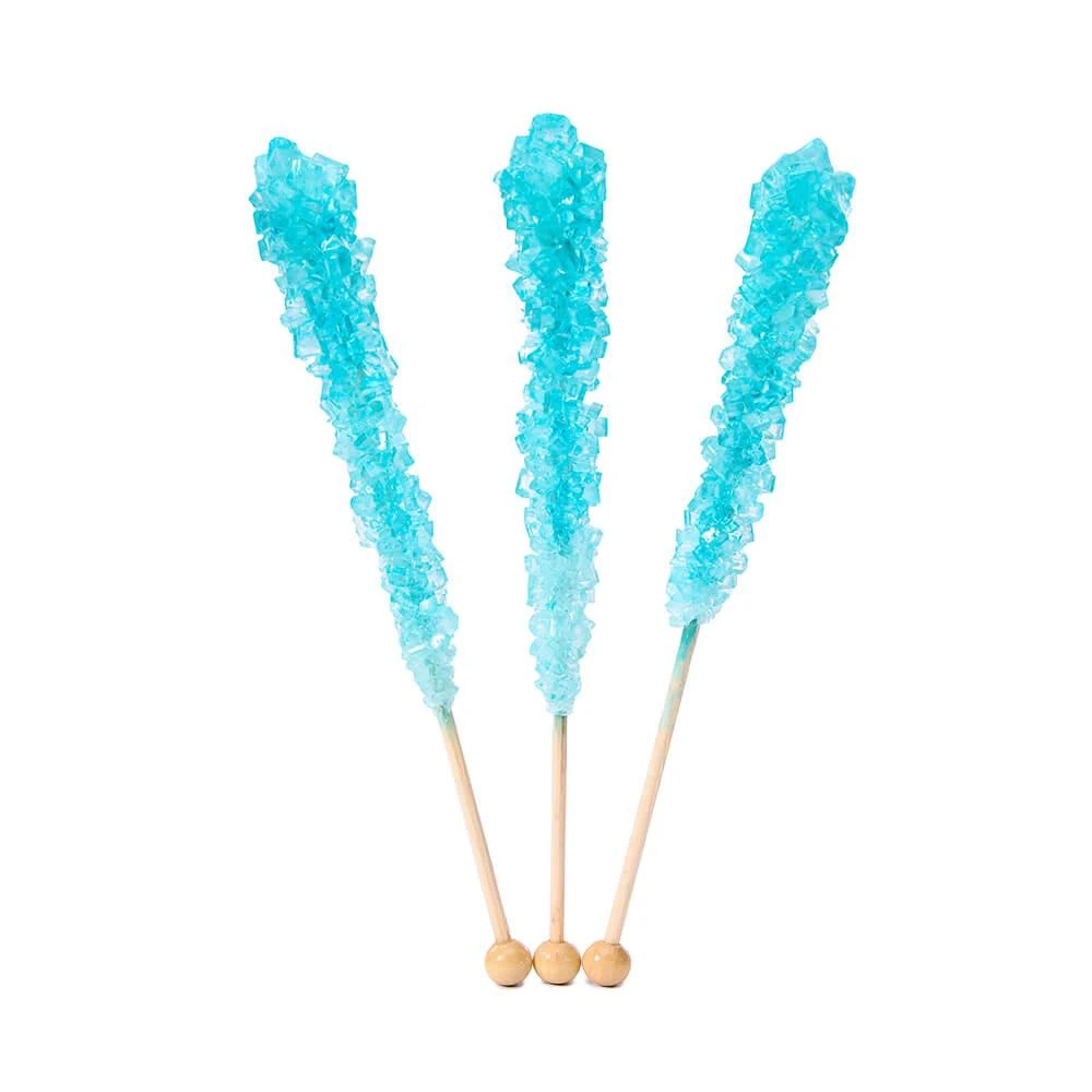 Espeez Rock Candy Crystal Sticks - Light Blue: 36-Piece Tub 1 Espeez Rock Candy Crystal Sticks - Light Blue: 36-Piece Tub