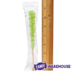 Espeez Rock Candy Crystal Sticks - Light Green: 36-Piece Tub -Best Candy Store espeez rock candy crystal sticks light green 36 piece tub candy warehouse 3
