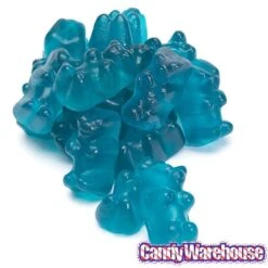 European Style Gummy Bears - Blue Raspberry: 2LB Bag 5 European Style Gummy Bears - Blue Raspberry: 2LB Bag -Best Candy Store european style gummy bears blue raspberry 2lb bag candy warehouse 3