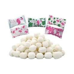 Flamingo Wrapped Buttermint Creams: 300-Piece Case -Best Candy Store flamingo wrapped buttermint creams 300 piece case candy warehouse 2