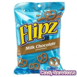 Flipz Milk Chocolate Mini Pretzels: 7.5-Ounce Bag -Best Candy Store flipz milk chocolate mini pretzels 7 5 ounce bag candy warehouse 4