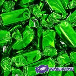 Foiled Caramel Candy - Green: 180-Piece Bag -Best Candy Store foiled caramel candy green 180 piece bag candy warehouse 5