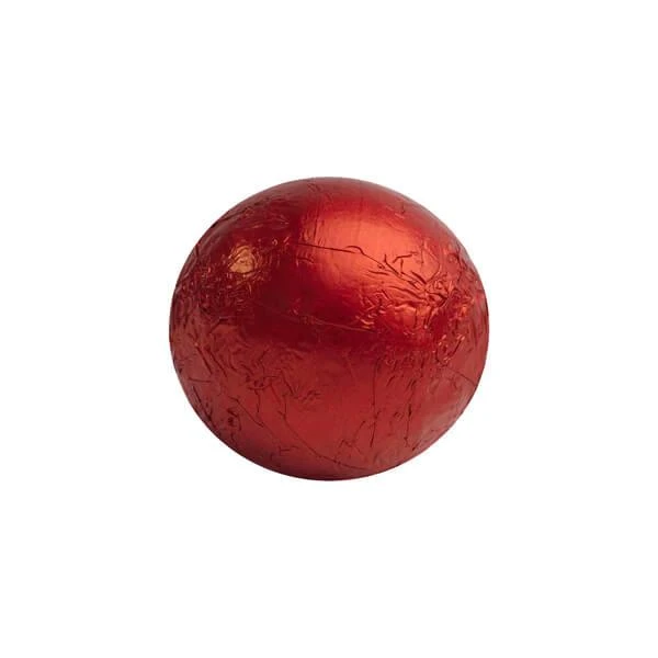 Foiled Milk Chocolate Balls - Red: 2LB Bag 3 Foiled Milk Chocolate Balls - Red: 2LB Bag - Image 3