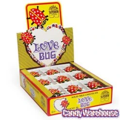 Foiled Milk Chocolate Lady Bugs: 36-Piece Display -Best Candy Store foiled milk chocolate lady bugs 36 piece display candy warehouse 3
