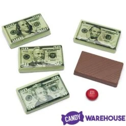 Foiled Milk Chocolate Money Mini Bars In Mesh Bags: 18-Piece Box -Best Candy Store foiled milk chocolate money mini bars in mesh bags 18 piece box candy warehouse 5