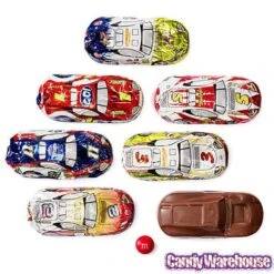 Foiled Milk Chocolate Race Cars: 36-Piece Display 7 Foiled Milk Chocolate Race Cars: 36-Piece Display -Best Candy Store foiled milk chocolate race cars 36 piece display candy warehouse 3