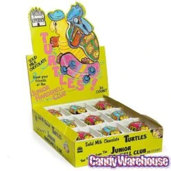 Foiled Milk Chocolate Turtles: 36-Piece Display 7 Foiled Milk Chocolate Turtles: 36-Piece Display -Best Candy Store foiled milk chocolate turtles 36 piece display candy warehouse 4