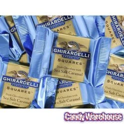Ghirardelli Dark Chocolate With Sea Salt Caramel Filling Squares: 50-Piece Box -Best Candy Store ghirardelli dark chocolate with sea salt caramel filling squares 50 piece box candy warehouse 4 ae6292c6 6be3 44cd 9d7f 667688a8b08e