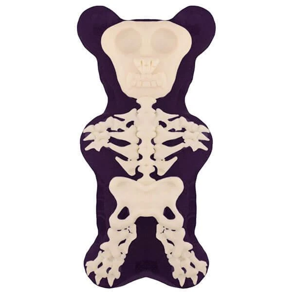 Giant 1-Pound Skeleton Gummy Bear - Grape 1 Giant 1-Pound Skeleton Gummy Bear - Grape