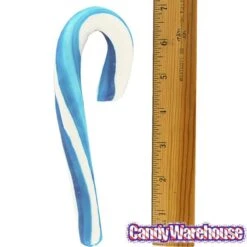 Giant 2-Ounce Blueberry Candy Canes: 12-Piece Box 5 Giant 2-Ounce Blueberry Candy Canes: 12-Piece Box -Best Candy Store giant 2 ounce blueberry candy canes 12 piece box candy warehouse 3