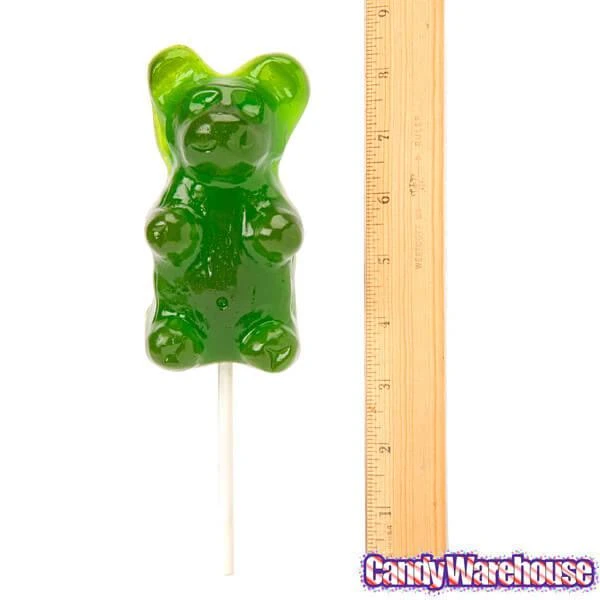 Giant Gummy Bear On A Stick - Sour Apple 3 Giant Gummy Bear On A Stick - Sour Apple - Image 3