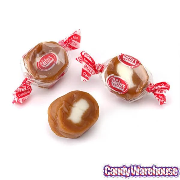 Goetze's Caramel Creams Bulls Eyes Candy - Vanilla: 100-Piece Tub 3 Goetze's Caramel Creams Bulls Eyes Candy - Vanilla: 100-Piece Tub - Image 3