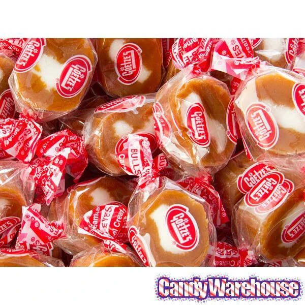 Goetze's Caramel Creams Bulls Eyes Candy - Vanilla: 5LB Bag 2 Goetze's Caramel Creams Bulls Eyes Candy - Vanilla: 5LB Bag - Image 2