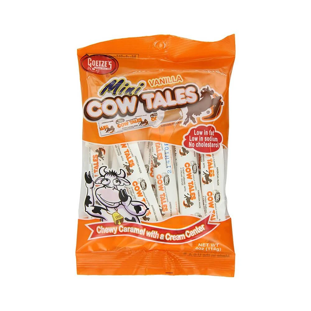 Goetze's Mini Cow Tales Caramel Cream Candy: 3LB Box 1 Goetze's Mini Cow Tales Caramel Cream Candy: 3LB Box