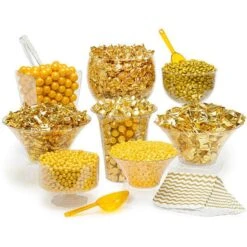 Gold Premium Candy Buffet Kit: 25 To 50 Guests