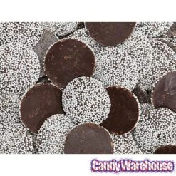 Guittard Semisweet Chocolate Wafers With White Nonpareils: 5LB Bag -Best Candy Store guittard semisweet chocolate wafers with white nonpareils 5lb bag candy warehouse 3 94388c86 07bf 45f7 bc1a 17b1802f34e2