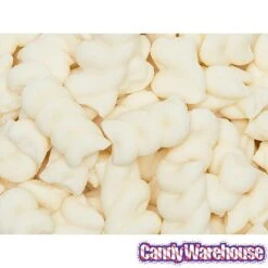 Guittard White Satin Ribbons: 50LB Bag -Best Candy Store guittard white satin ribbons 50lb bag candy warehouse 3