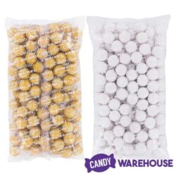 Gumballs Color Combo - Gold And White: 4LB Box 7 Gumballs Color Combo - Gold And White: 4LB Box -Best Candy Store gumballs color combo gold and white 4lb box candy warehouse 4