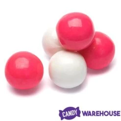 Gumballs Color Combo - Pink And White: 4LB Box -Best Candy Store gumballs color combo pink and white 4lb box candy warehouse 3