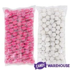 Gumballs Color Combo - Pink And White: 4LB Box -Best Candy Store gumballs color combo pink and white 4lb box candy warehouse 4