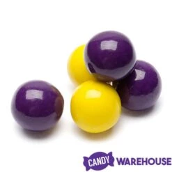 Gumballs Color Combo - Purple And Yellow: 4LB Box 6 Gumballs Color Combo - Purple And Yellow: 4LB Box -Best Candy Store gumballs color combo purple and yellow 4lb box candy warehouse 3